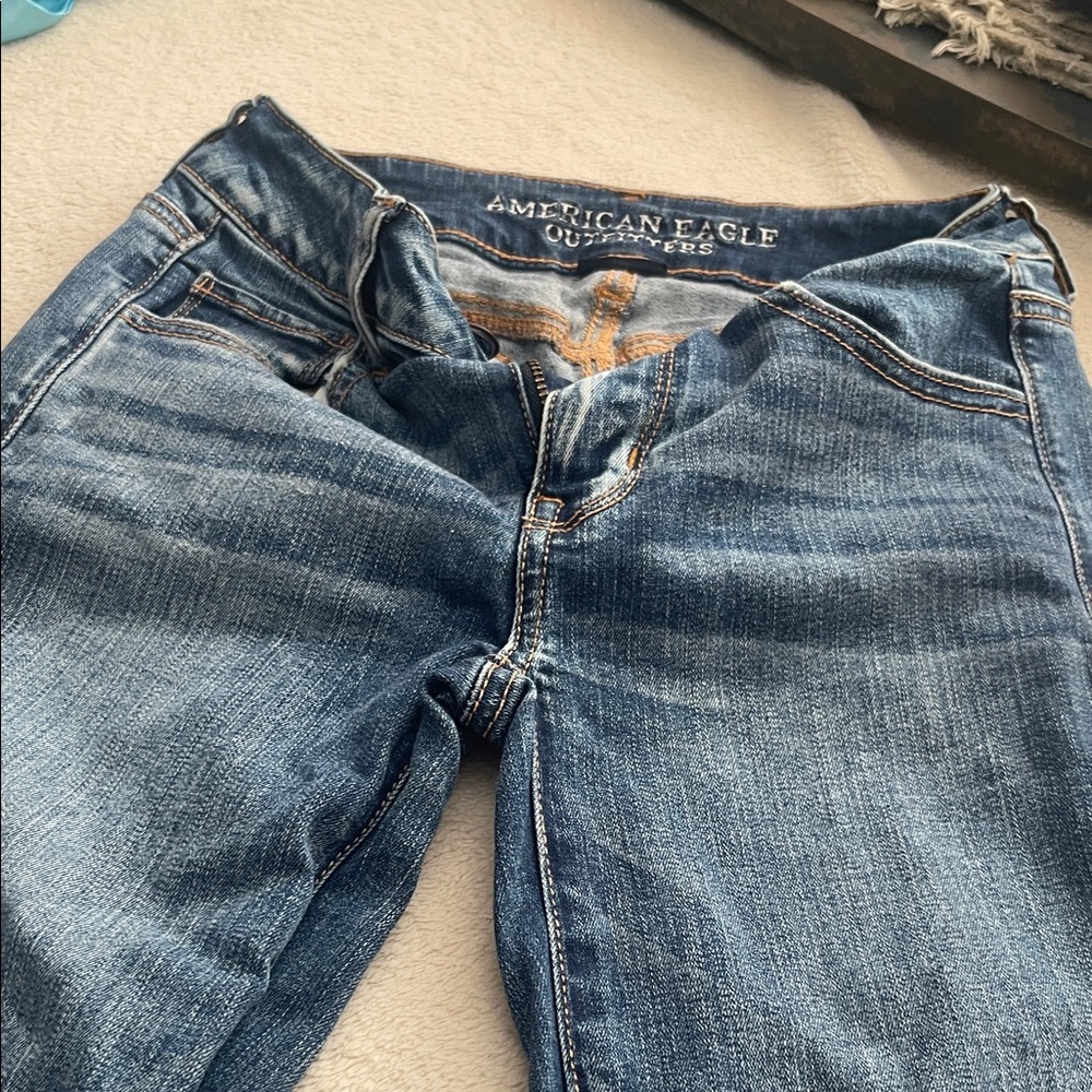 American Eagle Outfitters Women's Medium Blue Skinny Jeans